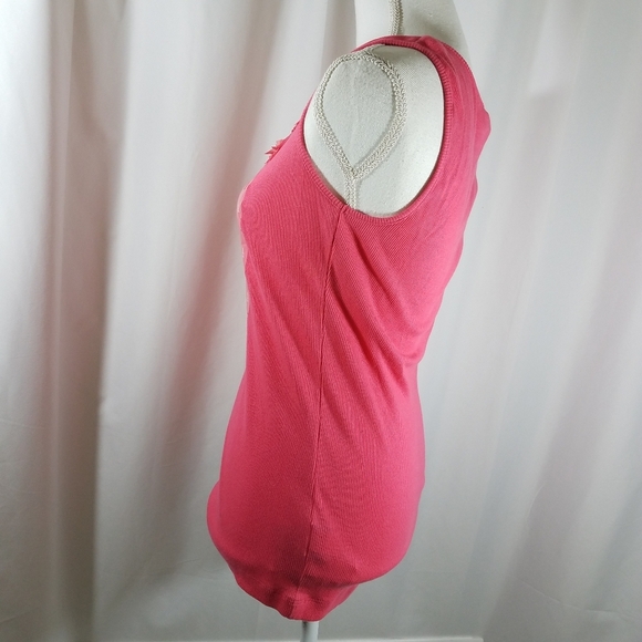 Tommy Hilfiger Floral Ribbed Tank L New - Picture 2 of 14